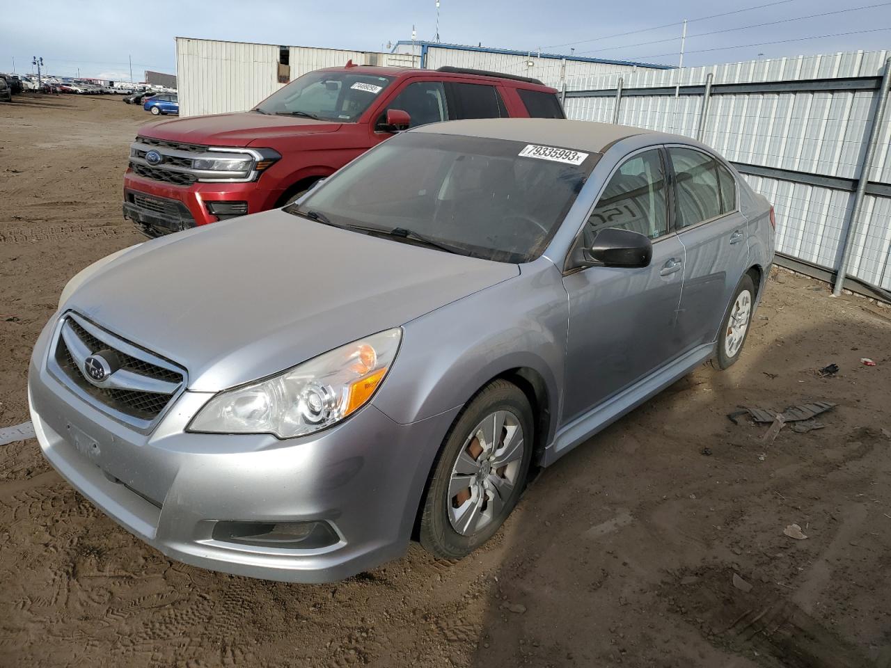 Image 1 of 2012 SUBARU LEGACY 2.5I 2012 with VIN 4S3BMCA69C3029744