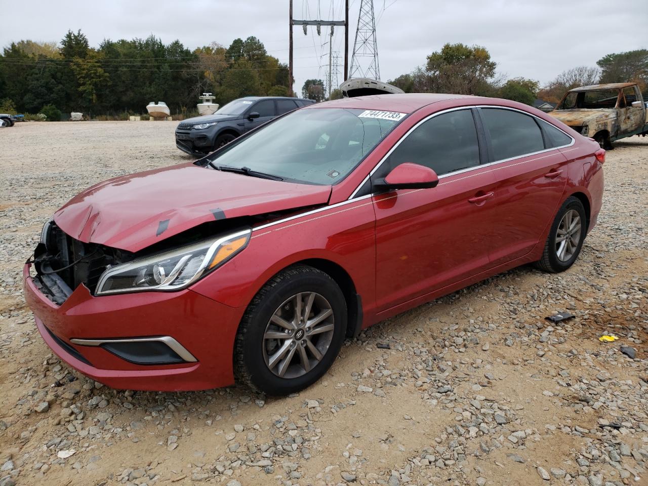 Obraz 1 z 2017 HYUNDAI SONATA SE 2017 z VIN 5NPE24AF7HH467988