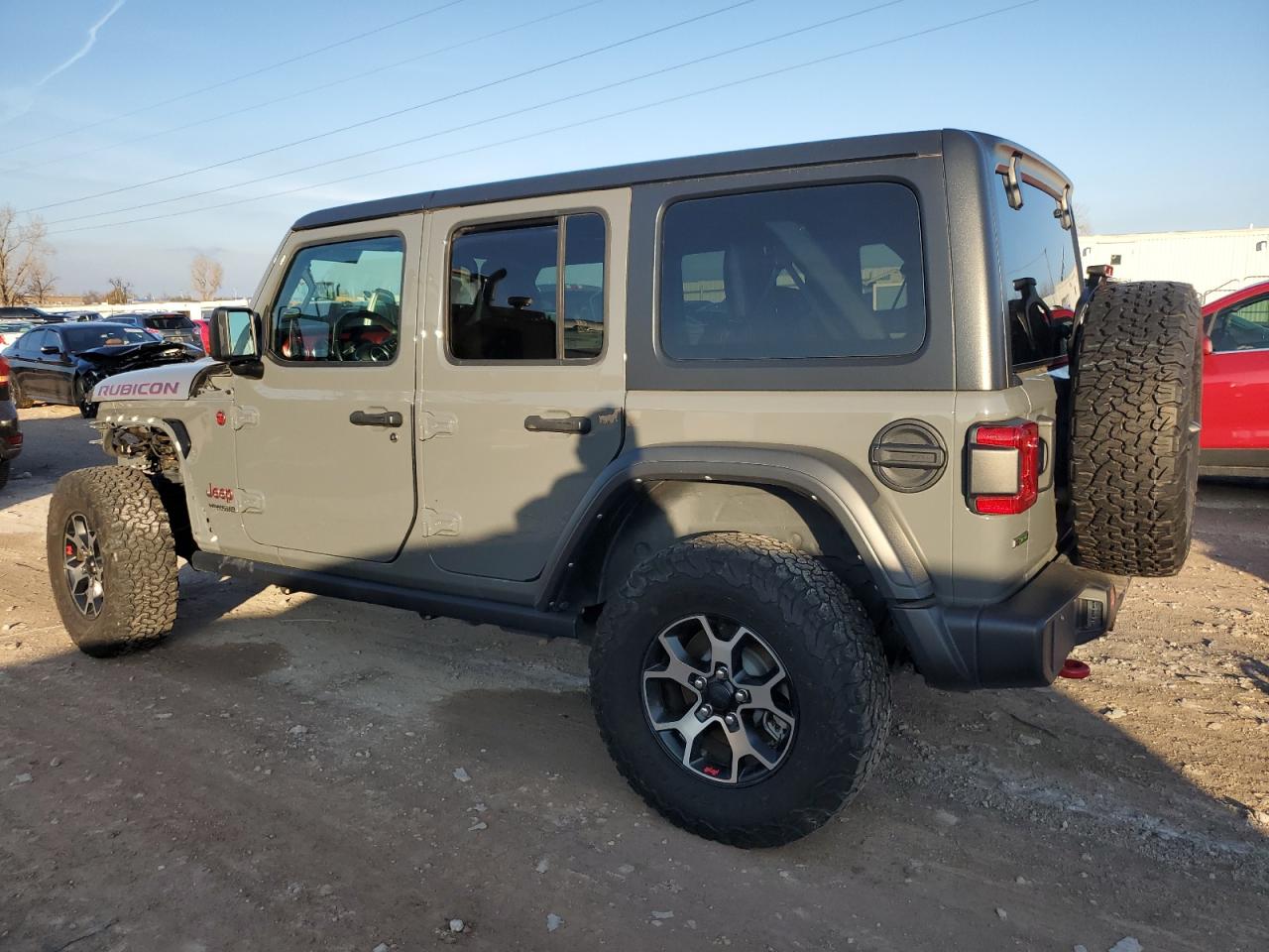 Image 2 of 2021 JEEP WRANGLER UNLIMITED RUBICON 2021 with VIN 1C4JJXFMXMW702012