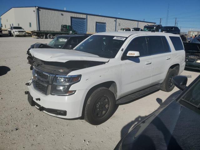 Image 1 of 2018 CHEVROLET TAHOE POLICE 2018 with VIN 1GNLCDEC8JR260570