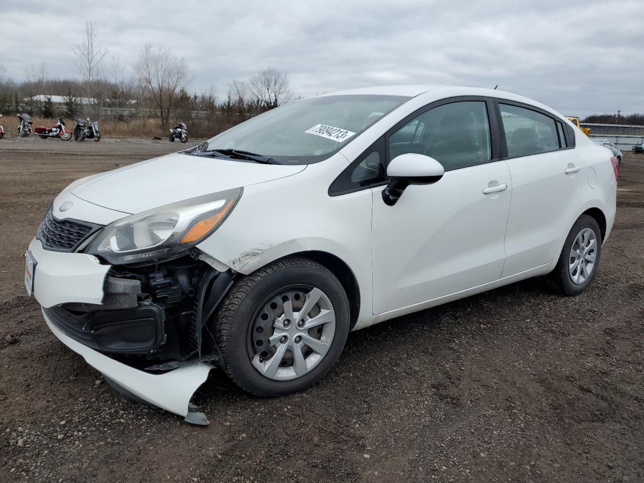 Image 1 of 2013 KIA RIO LX 2013 with VIN KNADM4A36D6228025