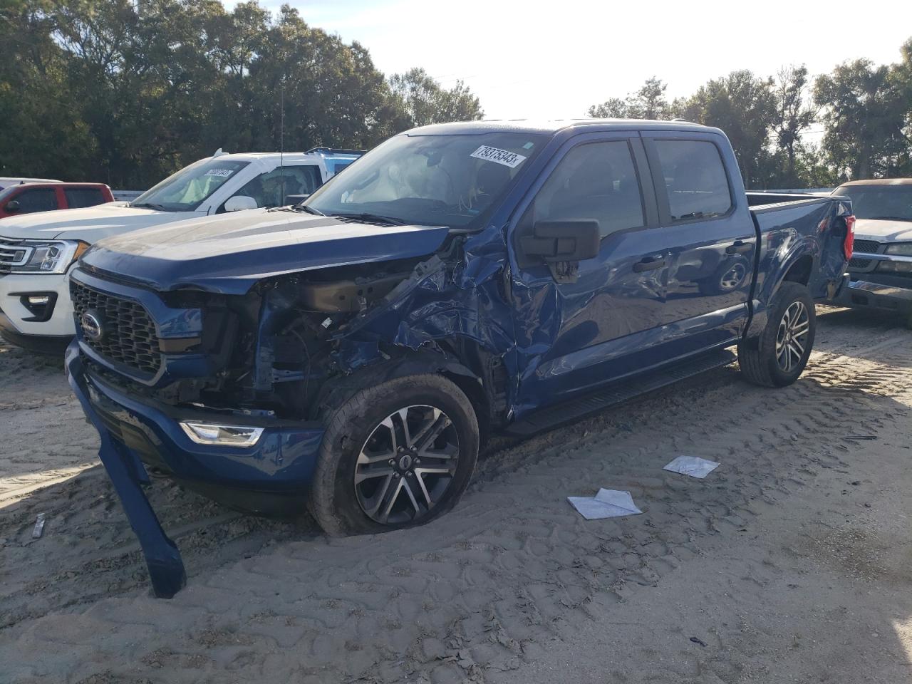 Image 1 of 2022 FORD F150 SUPERCREW 2022 with VIN 1FTFW1E59NFC39618