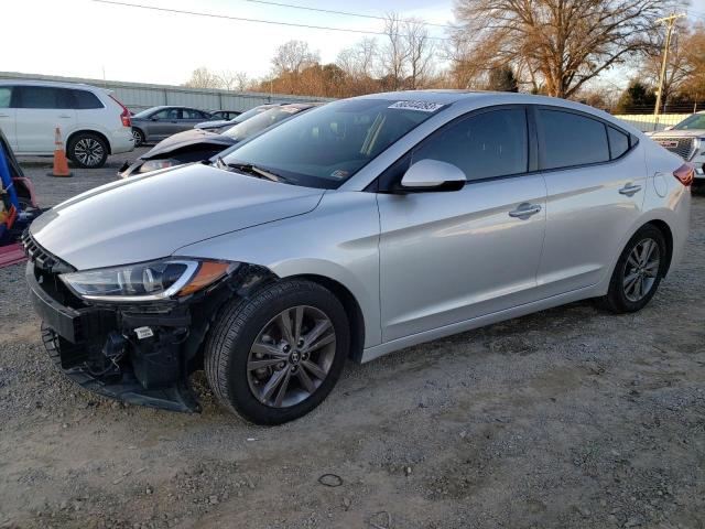 Image 1 of 2018 HYUNDAI ELANTRA SEL 2018 with VIN 5NPD84LF7JH287780