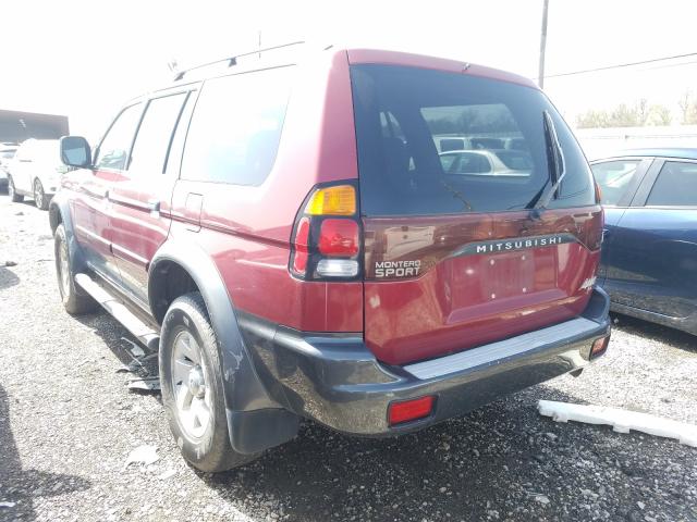 Изображение 3 2003 MITSUBISHI MONTERO SPORT XLS 2003 с VIN JA4MT31R33J009629