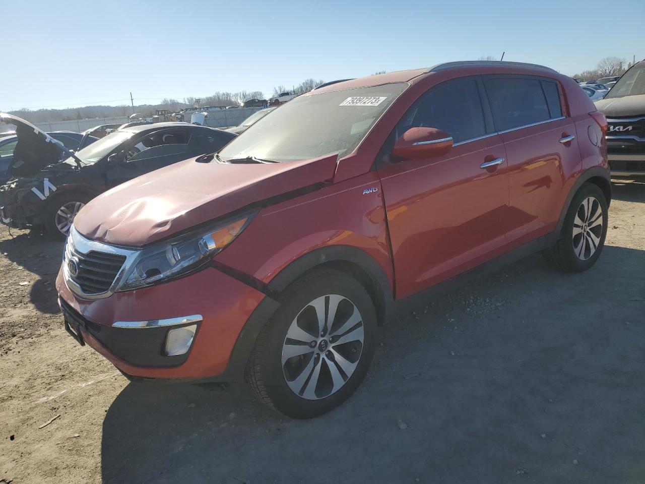 Obraz 1 z 2012 KIA SPORTAGE EX 2012 z VIN KNDPCCA26C7243069