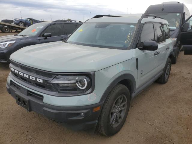 Image 1 of 2022 FORD BRONCO SPORT BIG BEND 2022 with VIN 3FMCR9B63NRE32402