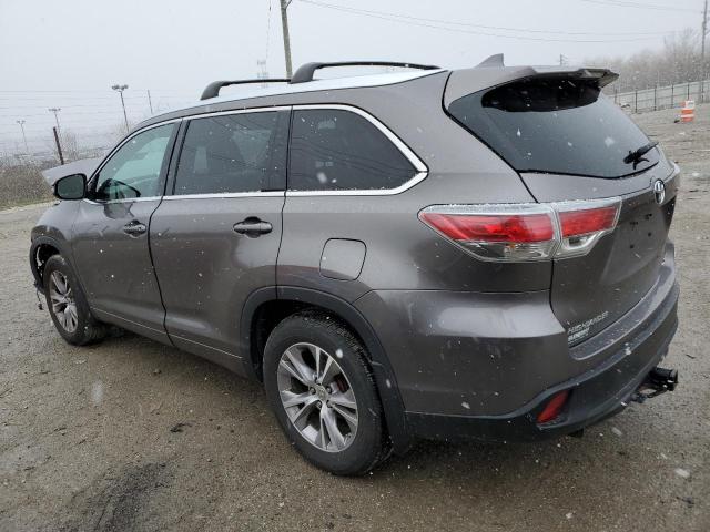 Изображение 2 2014 TOYOTA HIGHLANDER XLE 2014 с VIN 5TDJKRFH1ES007186