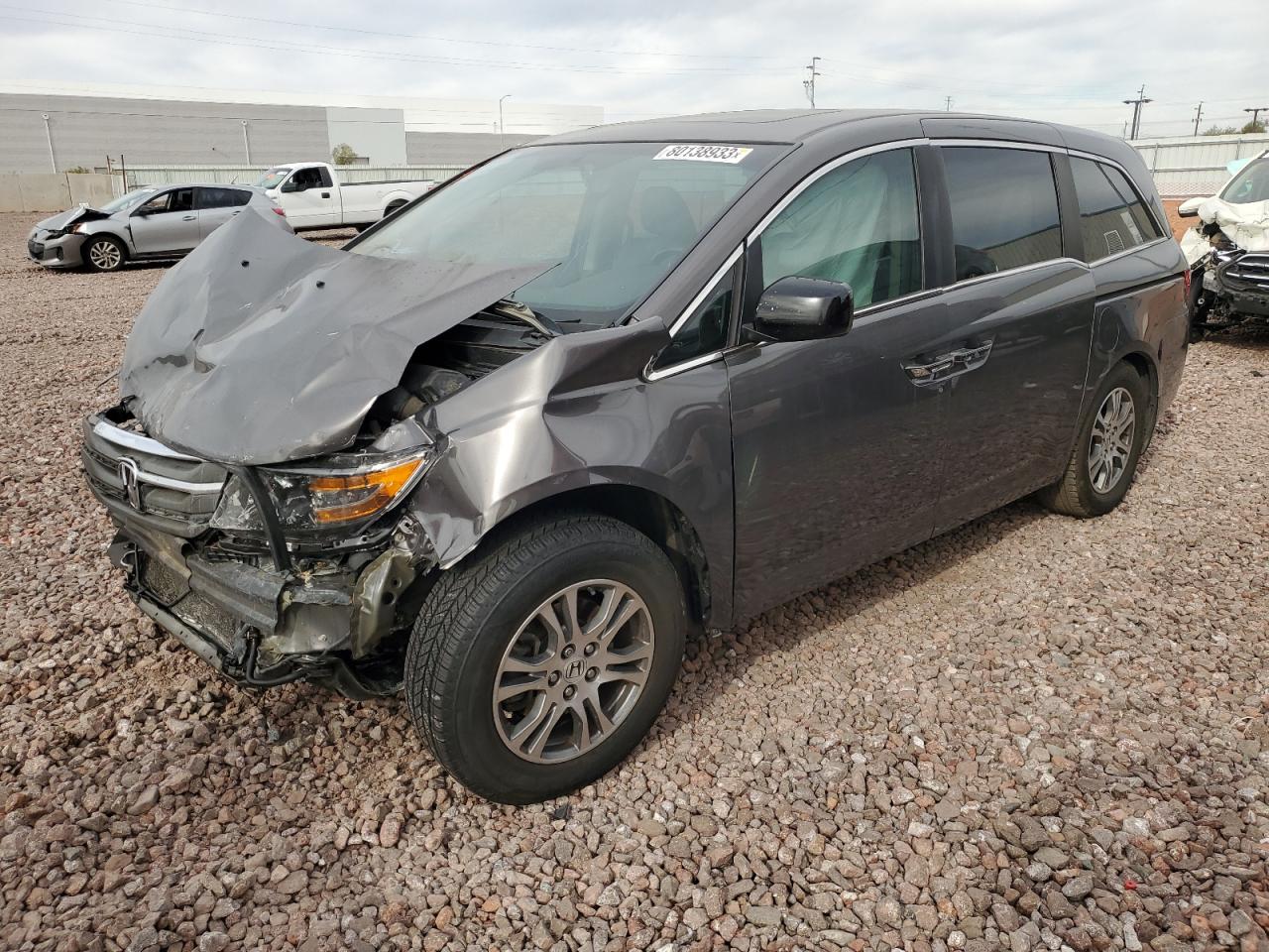 Image 1 of 2013 HONDA ODYSSEY EXL 2013 with VIN 5FNRL5H67DB034870