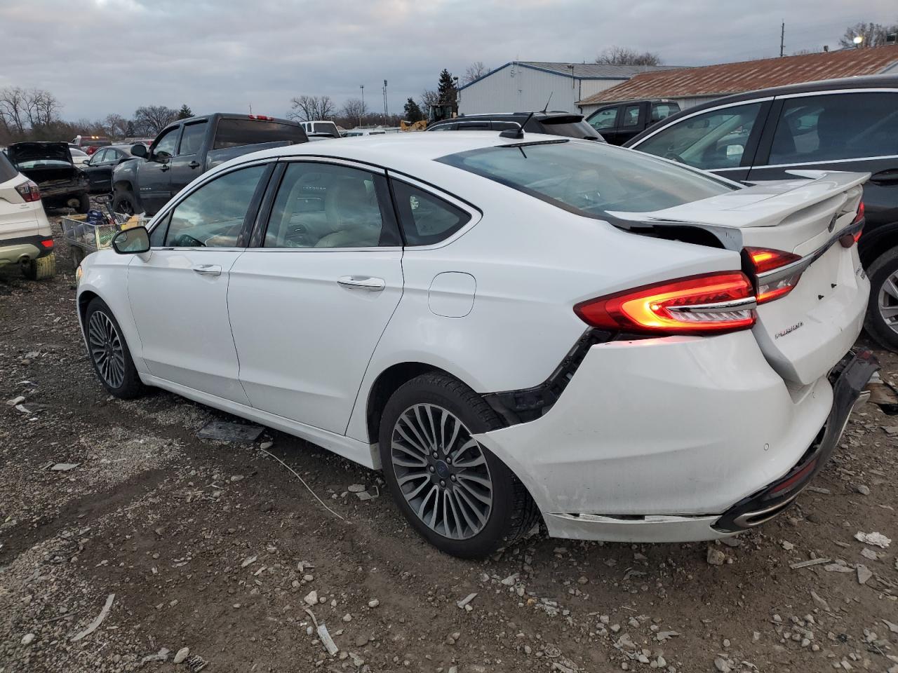 Image 2 of 2018 FORD FUSION TITANIUM/PLATINUM 2018 with VIN 3FA6P0D99JR233557