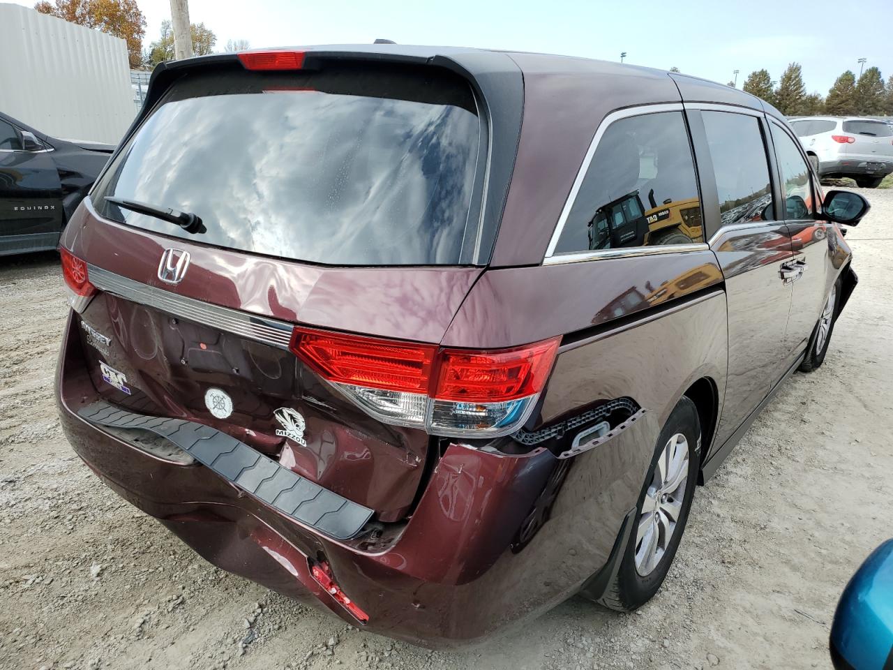 Изображение 3 2014 HONDA ODYSSEY EXL 2014 с VIN 5FNRL5H61EB028788