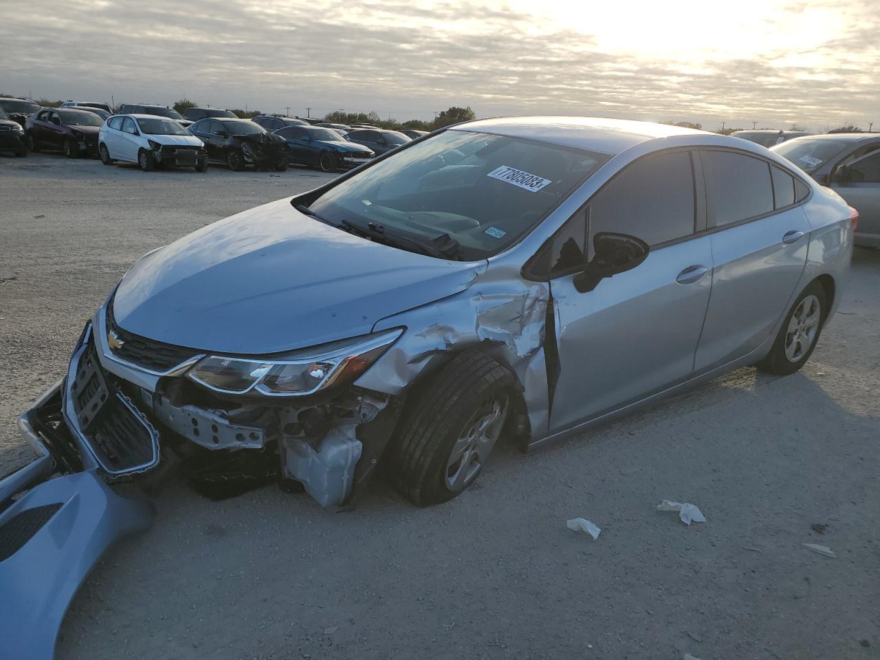 Изображение 1 2018 CHEVROLET CRUZE LS 2018 с VIN 1G1BC5SM1J7120064