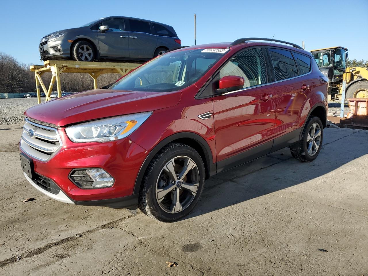 Image 1 of 2018 FORD ESCAPE SEL 2018 with VIN 1FMCU9HD5JUC25470