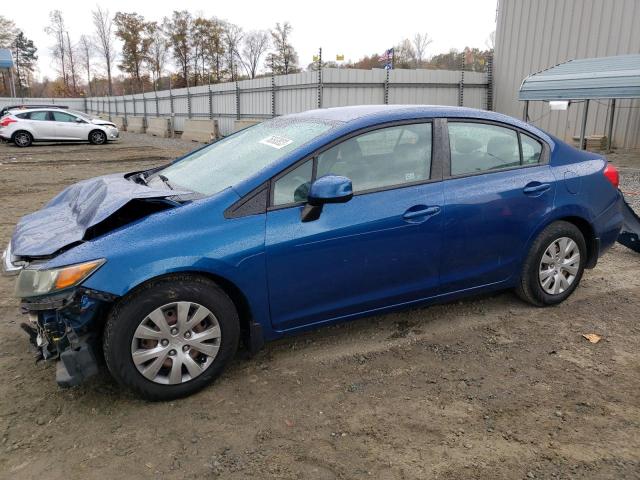 Image 1 of 2012 HONDA CIVIC LX 2012 with VIN 19XFB2E57CE004997
