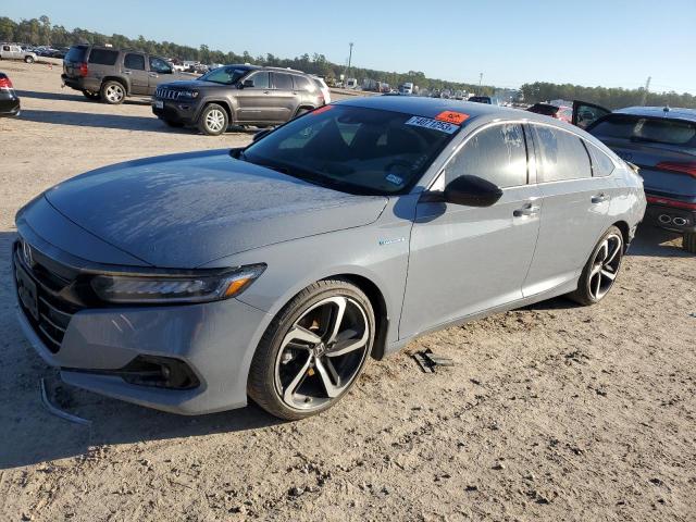 Image 1 of 2022 HONDA ACCORD HYBRID SPORT 2022 with VIN 1HGCV3F2XNA033583