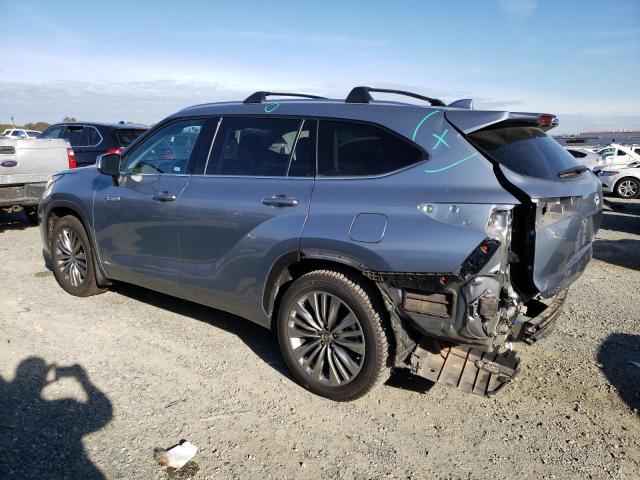 Изображение 2 2021 TOYOTA HIGHLANDER HYBRID PLATINUM 2021 с VIN 5TDEBRCH8MS017864