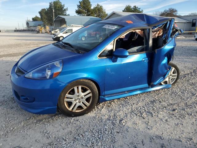 Image 1 of 2008 HONDA FIT SPORT 2008 with VIN JHMGD38608S013617