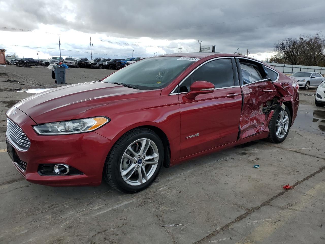 Изображение 1 2016 FORD FUSION TITANIUM HEV 2016 с VIN 3FA6P0RU7GR127310