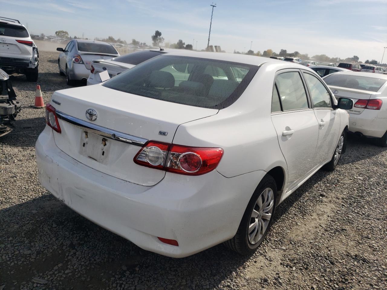 Image 3 of 2013 TOYOTA COROLLA BASE 2013 with VIN JTDBU4EE6DJ119499