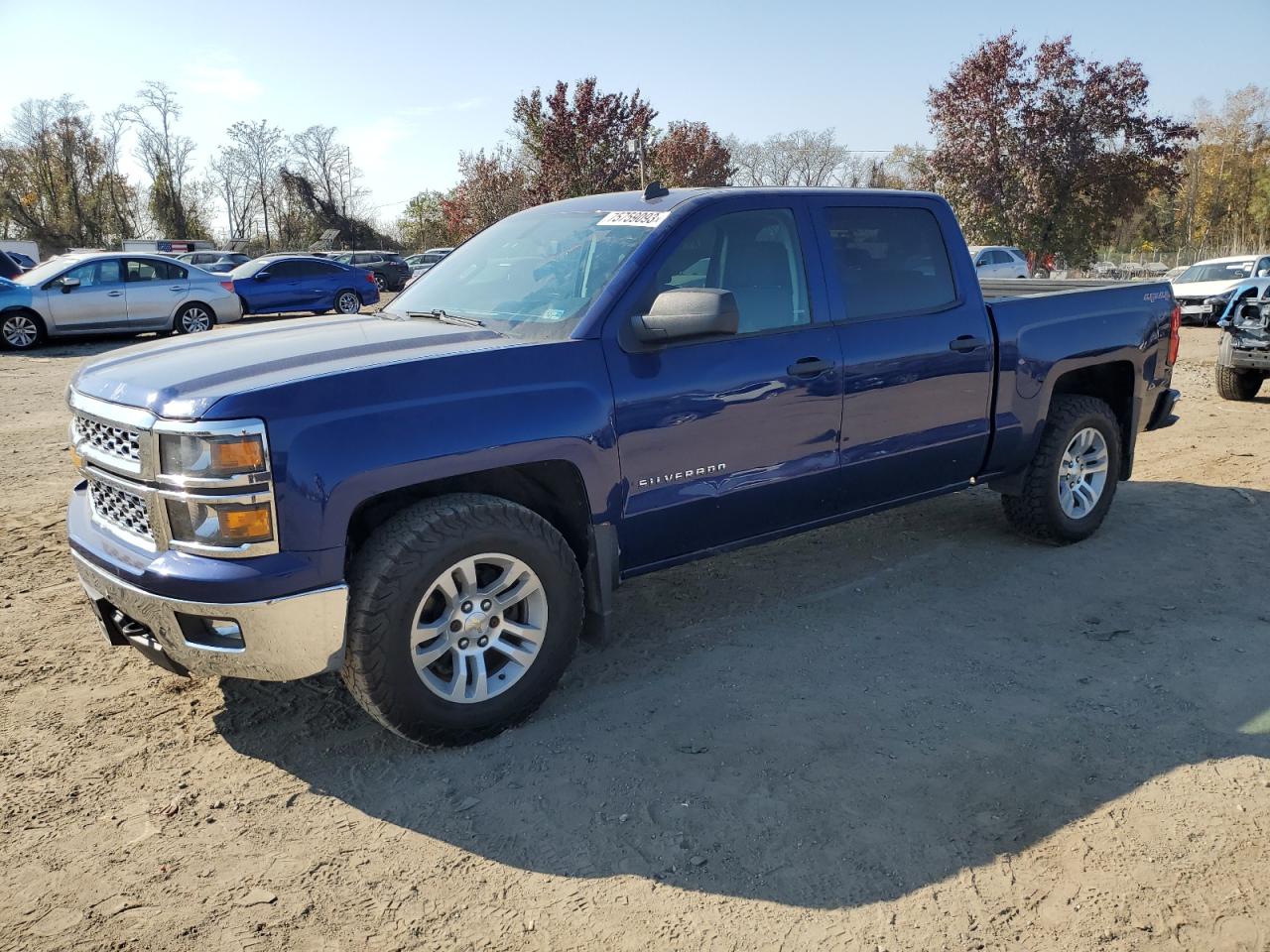 Изображение 1 2014 CHEVROLET SILVERADO K1500 LT 2014 с VIN 3GCUKREH2EG352384