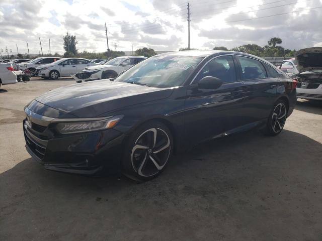 Image 1 of 2021 HONDA ACCORD SPORT SE 2021 with VIN 1HGCV1F42MA041195