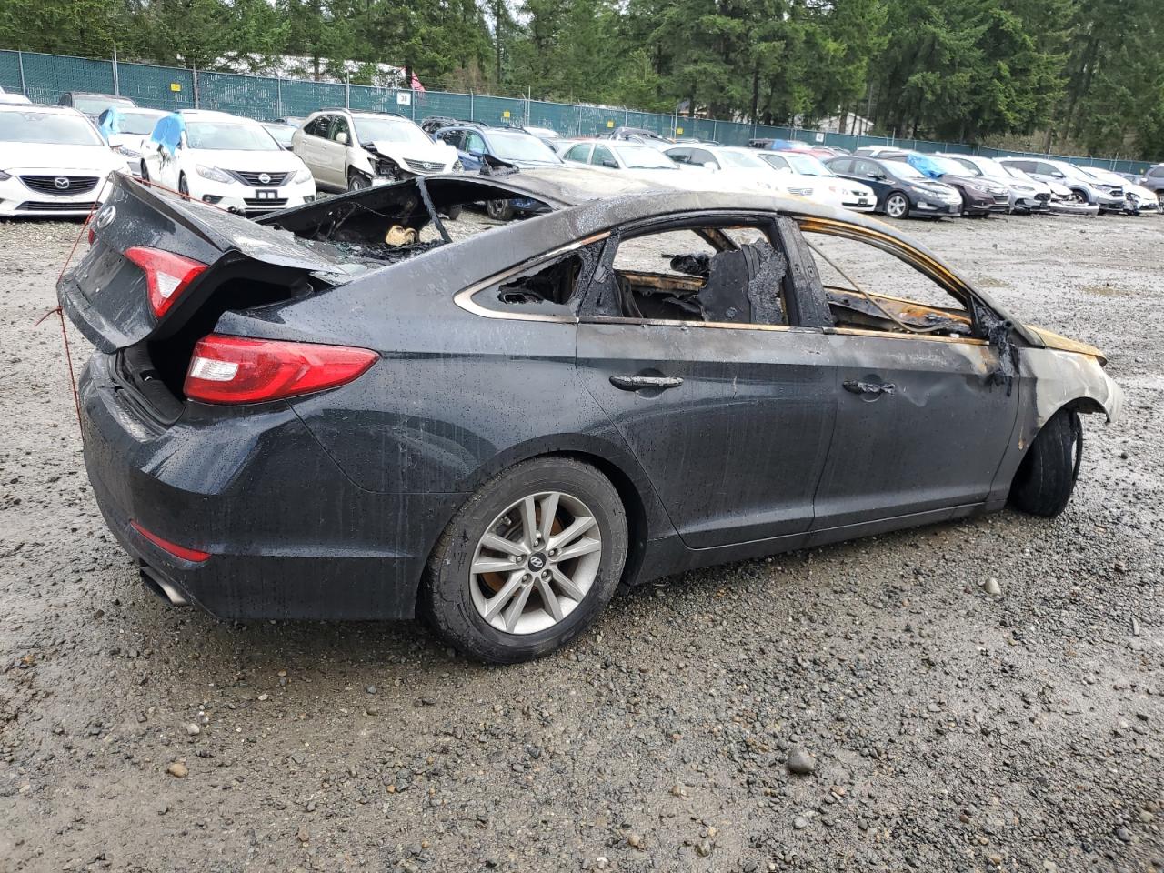 Image 3 of 2017 HYUNDAI SONATA SE 2017 with VIN 5NPE24AFXHH463434