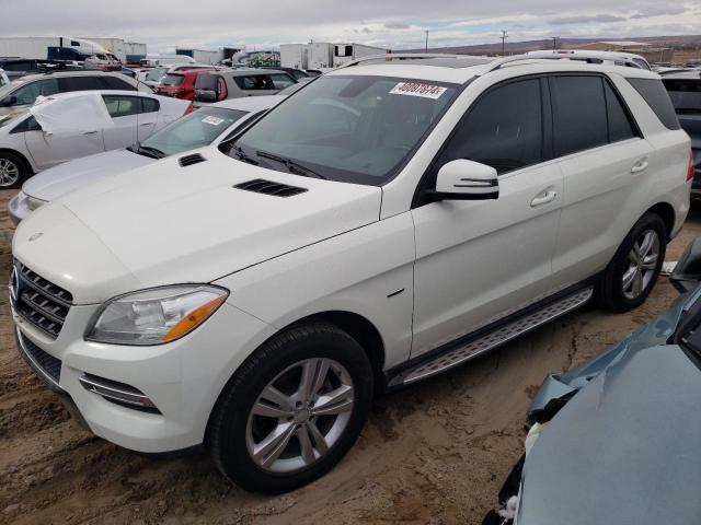 Image 1 of 2012 MERCEDES-BENZ ML 350 4MATIC 2012 with VIN 4JGDA5HB8CA034764