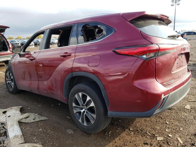 Изображение 2 2020 TOYOTA HIGHLANDER XLE 2020 с VIN 5TDGZRAH5LS007668