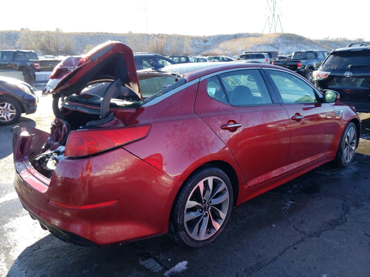 Image 3 of 2015 KIA OPTIMA SX 2015 with VIN 5XXGR4A63FG388783