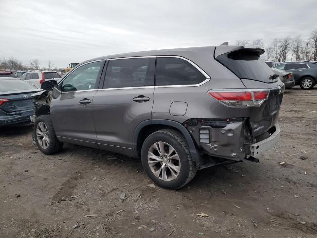 Image 2 of 2015 TOYOTA HIGHLANDER LE 2015 with VIN 5TDZKRFH3FS047337