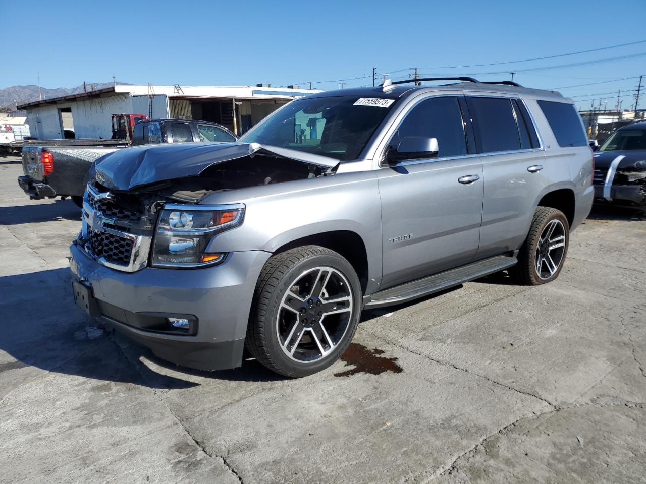 Image 1 of 2018 CHEVROLET TAHOE K1500 LT 2018 with VIN 1GNSKBKC6JR245315