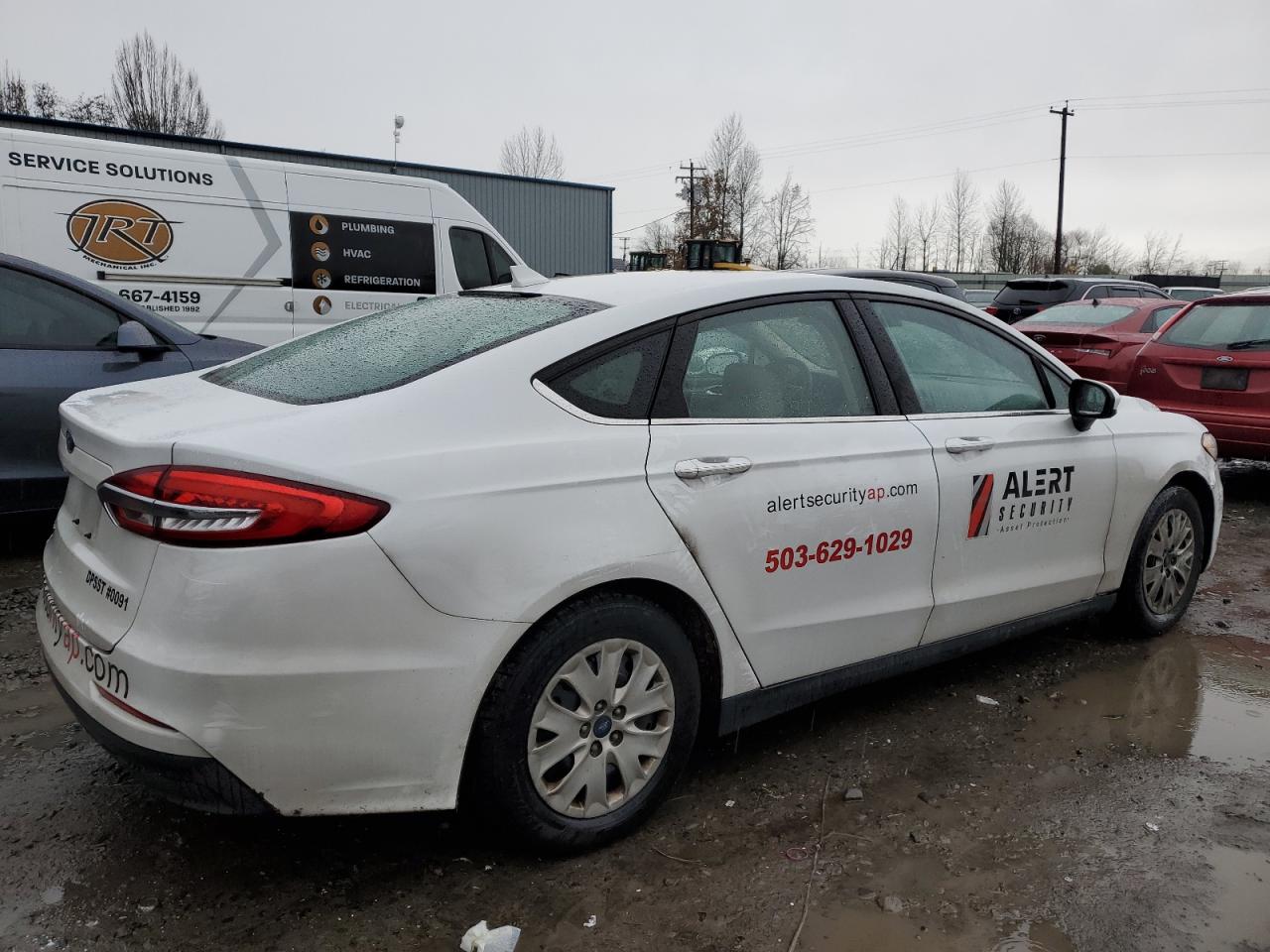 Image 3 of 2020 FORD FUSION S 2020 with VIN 3FA6P0G73LR127683