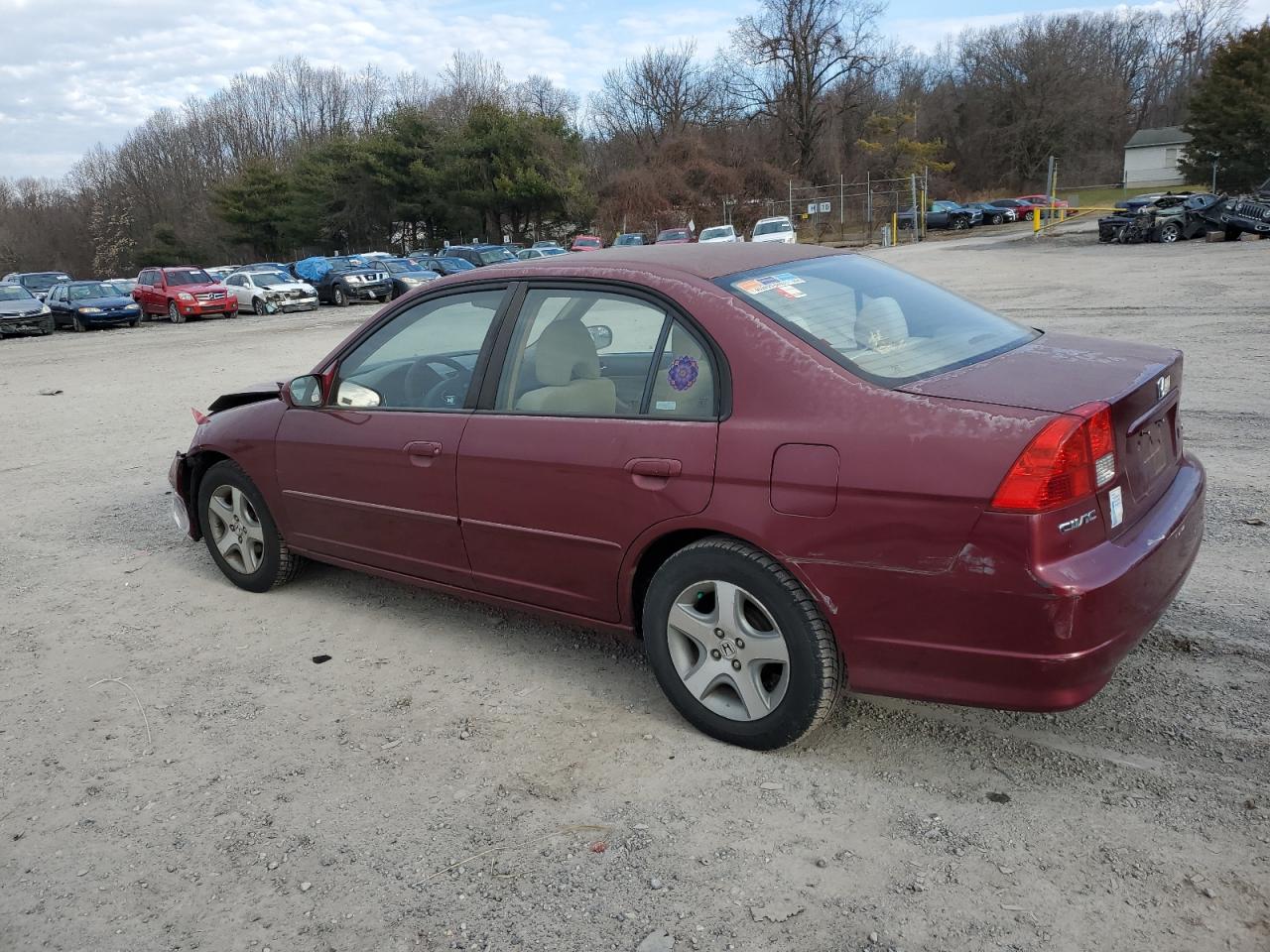 Obraz 2 z 2004 HONDA CIVIC EX 2004 z VIN 2HGES26774H531537
