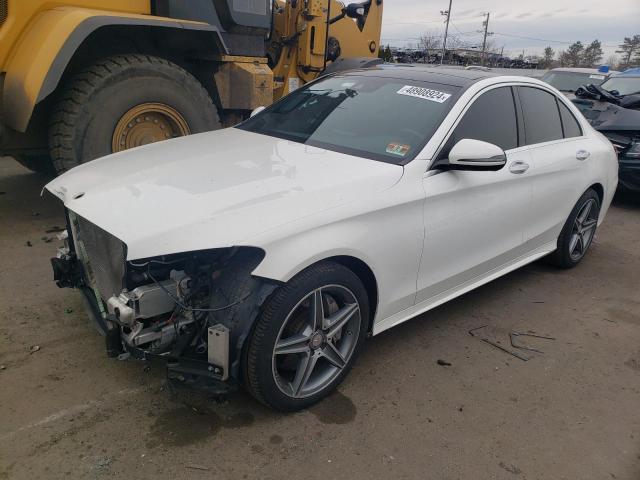 Image 1 of 2017 MERCEDES-BENZ C 300 4MATIC 2017 with VIN WDDWF4KB7HR250296