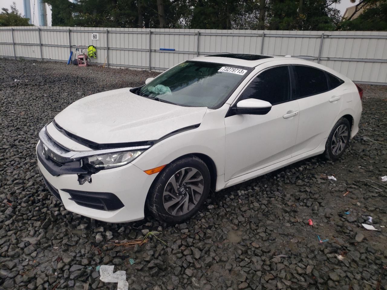 Image 1 of 2018 HONDA CIVIC EX 2018 with VIN 19XFC2F76JE016746