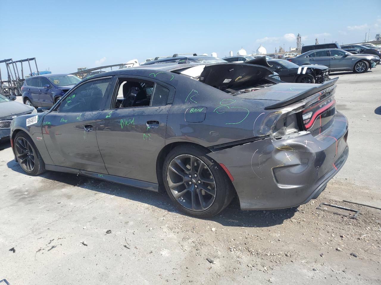 Image 2 of 2021 DODGE CHARGER SCAT PACK 2021 with VIN 2C3CDXGJ4MH612345