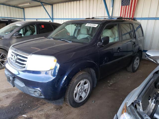 Image 1 of 2013 HONDA PILOT LX 2013 with VIN 5FNYF4H26DB049337