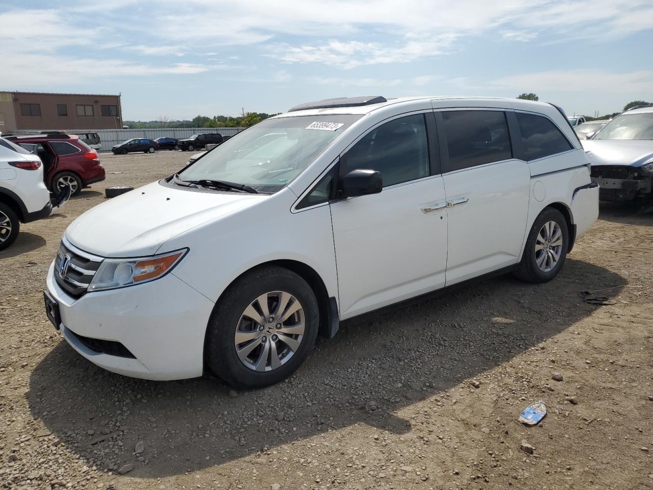 Image 1 of 2012 HONDA ODYSSEY EXL 2012 with VIN 5FNRL5H65CB091955