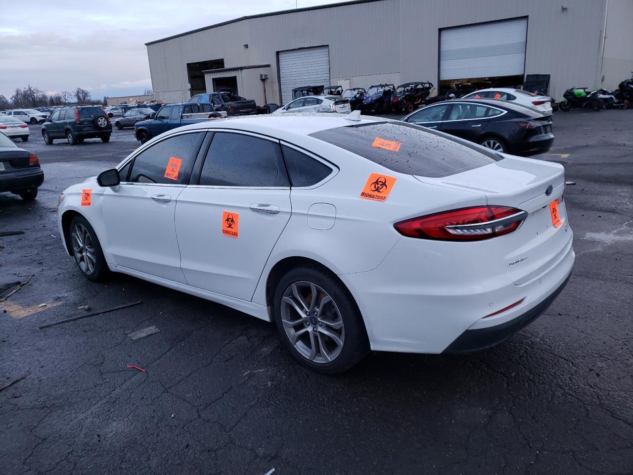 Image 2 of 2019 FORD FUSION SEL 2019 with VIN 3FA6P0CD8KR109013