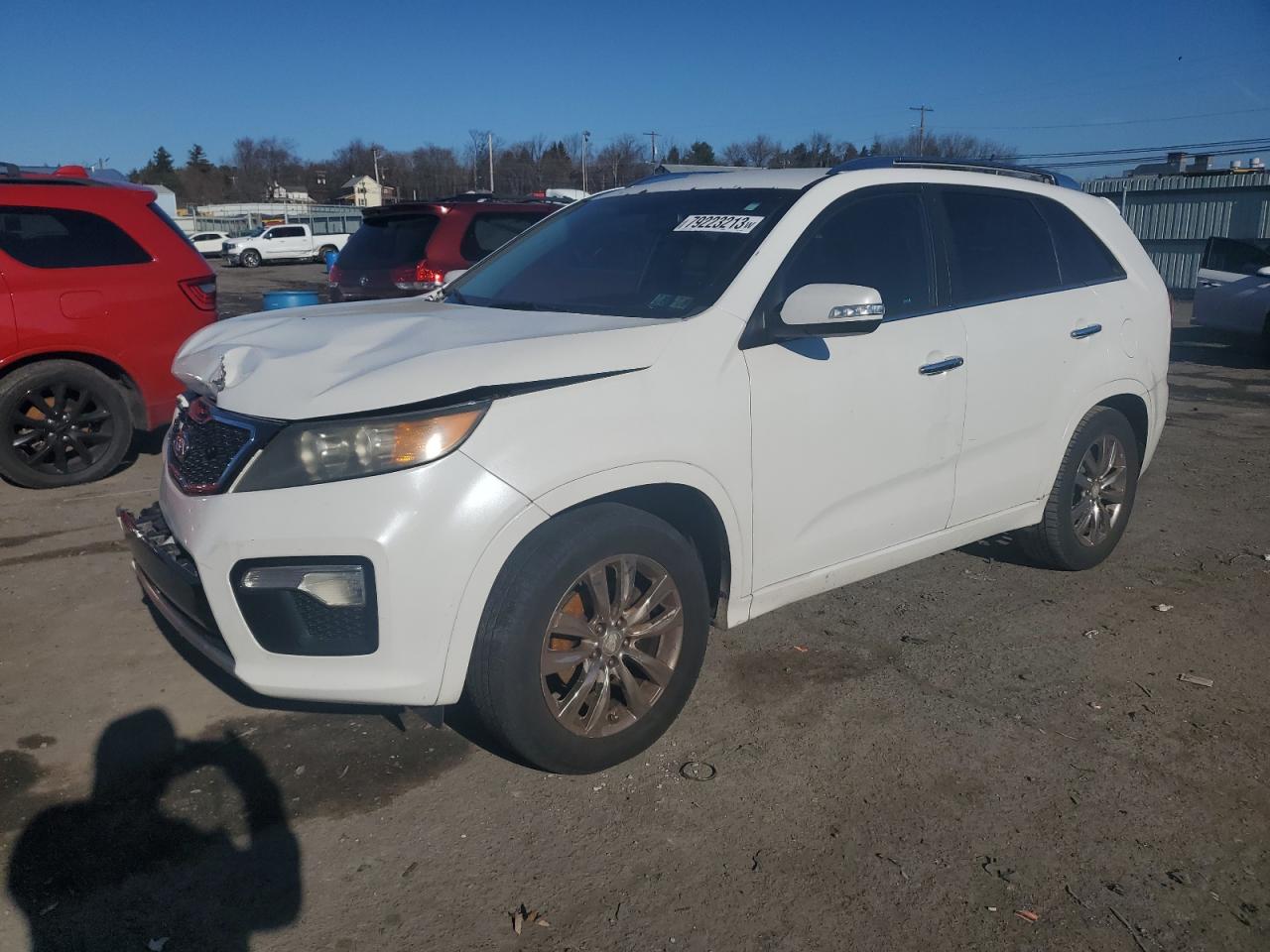 Image 1 of 2011 KIA SORENTO SX 2011 with VIN 5XYKW4A23BG104378