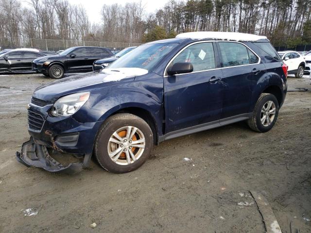 Image 1 of 2017 CHEVROLET EQUINOX LS 2017 with VIN 2GNALBEK4H1573623