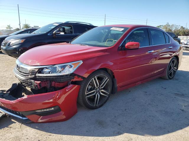 Изображение 1 2017 HONDA ACCORD SPORT SPECIAL EDITION 2017 с VIN 1HGCR2F12HA016450