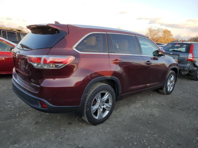 Image 3 of 2015 TOYOTA HIGHLANDER LIMITED 2015 with VIN 5TDDKRFH1FS177885