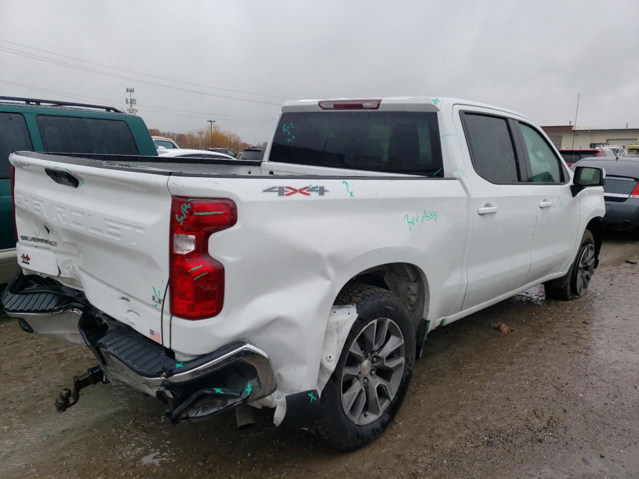 Image 3 of 2021 CHEVROLET SILVERADO K1500 LT 2021 with VIN 1GCUYDED0MZ299729