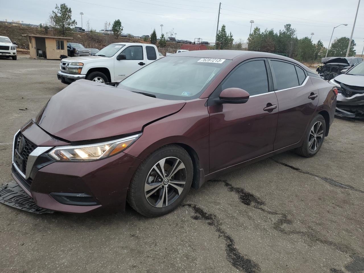 Image 1 of 2020 NISSAN SENTRA SV 2020 with VIN 3N1AB8CV3LY295614