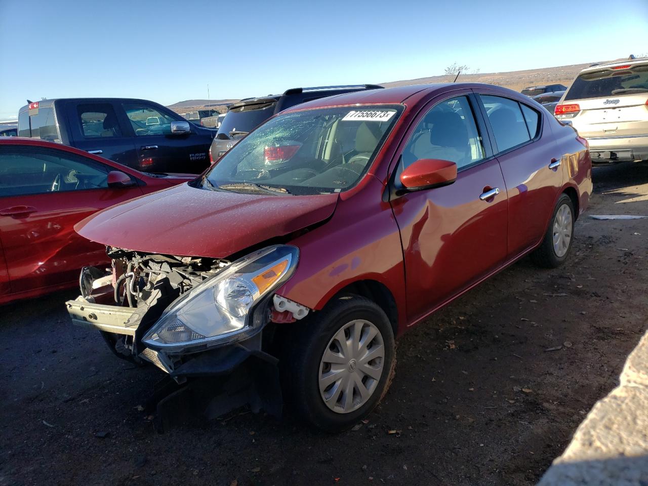 Image 1 of 2018 NISSAN VERSA S 2018 with VIN 3N1CN7AP7JL812972