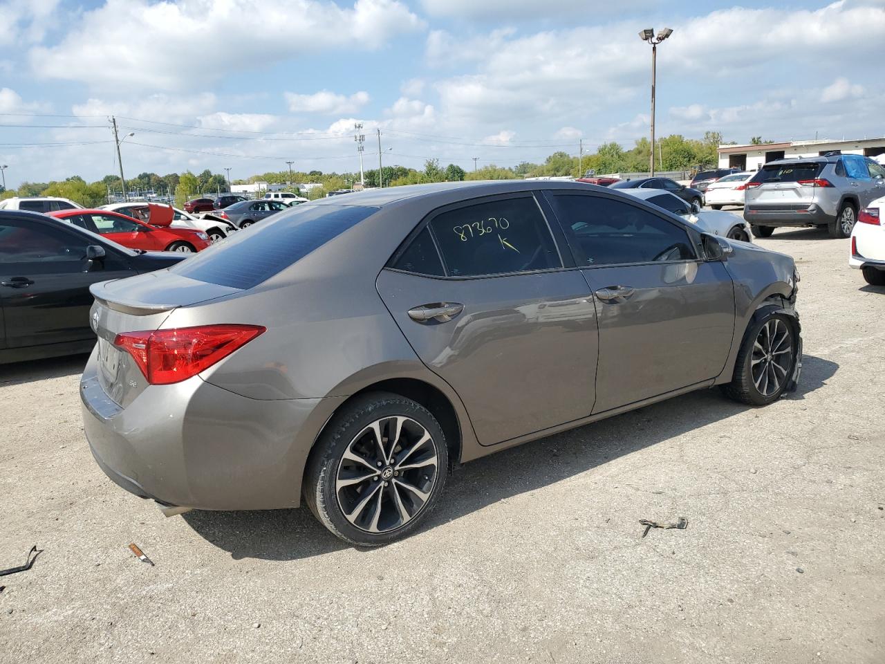 Image 3 of 2017 TOYOTA COROLLA L 2017 with VIN 2T1BURHE9HC873670