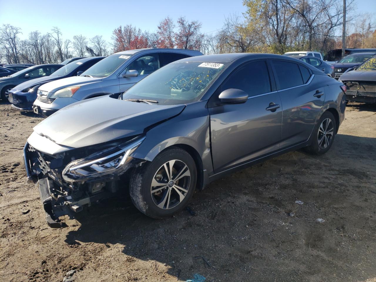 Image 1 of 2020 NISSAN SENTRA SV 2020 with VIN 3N1AB8CV0LY289768