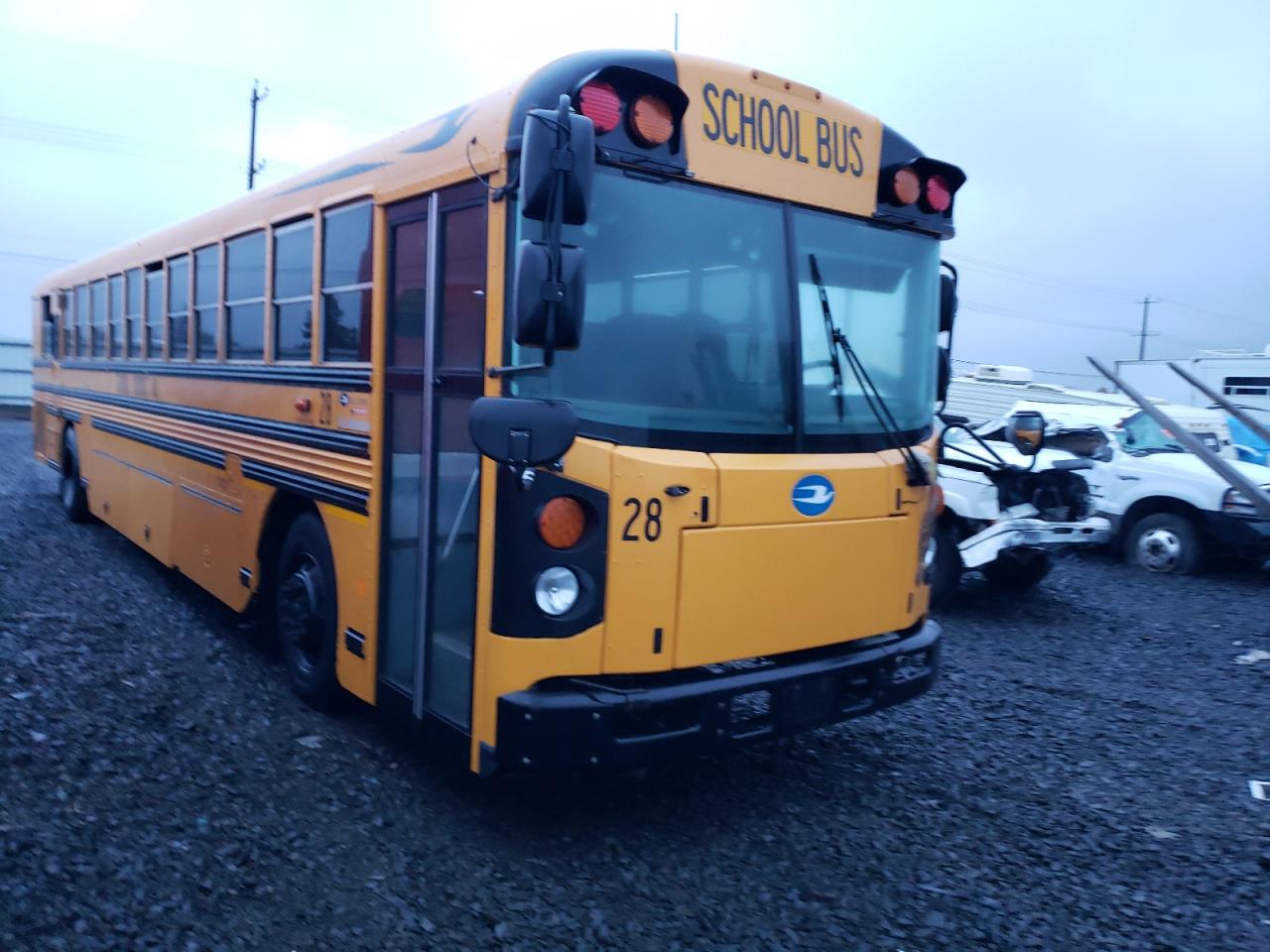 Image 1 of 2015 BLUE BIRD SCHOOL BUS / TRANSIT BUS  2015 with VIN 1BABNBCA3FF306099