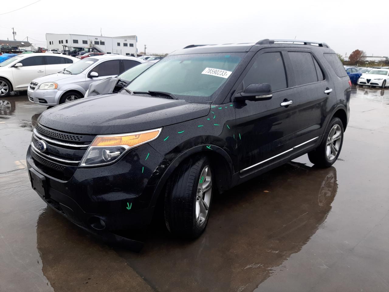 Image 1 of 2015 FORD EXPLORER LIMITED 2015 with VIN 1FM5K7F83FGB01647