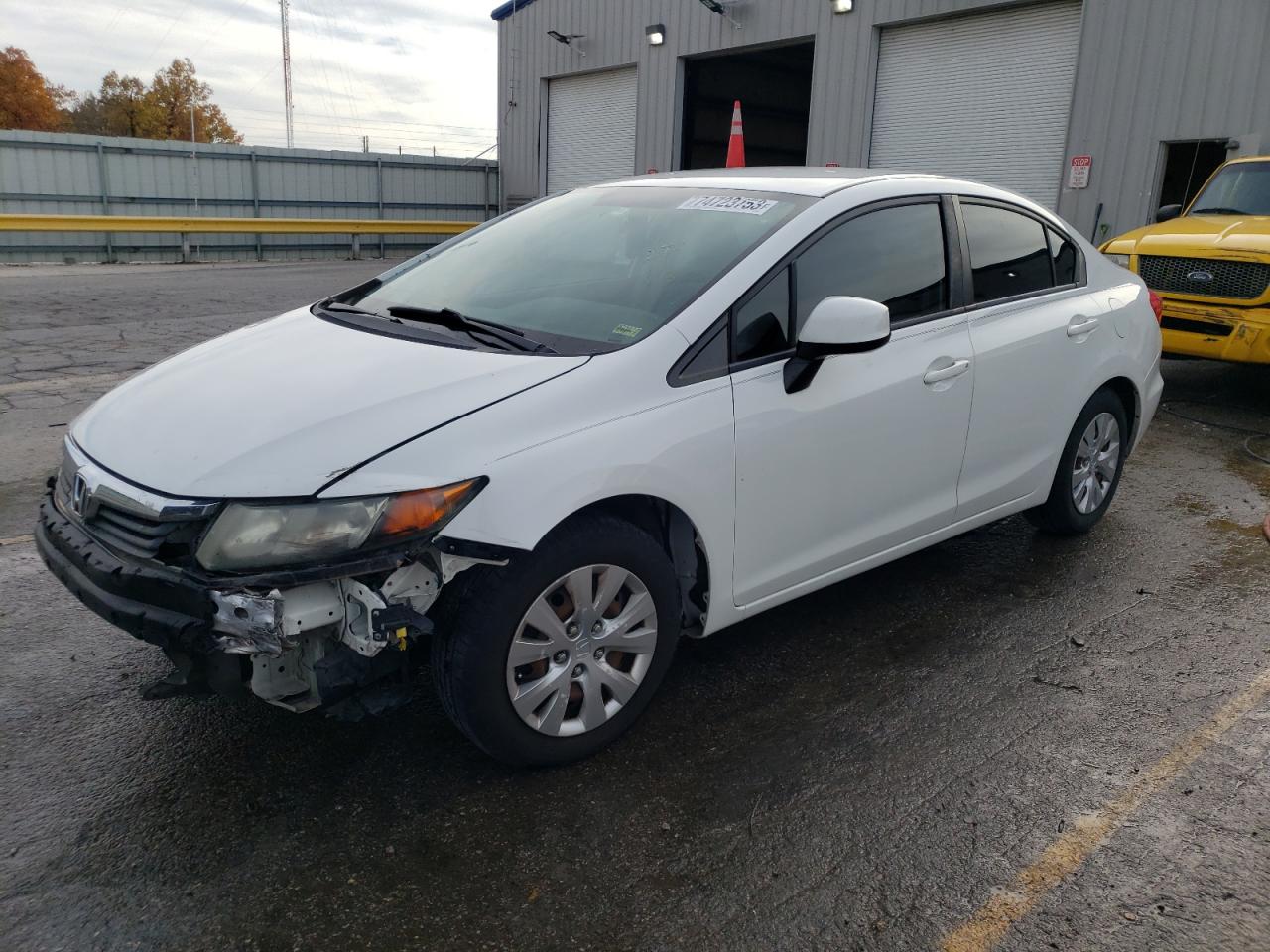 Image 1 of 2012 HONDA CIVIC LX 2012 with VIN 19XFB2F56CE008876